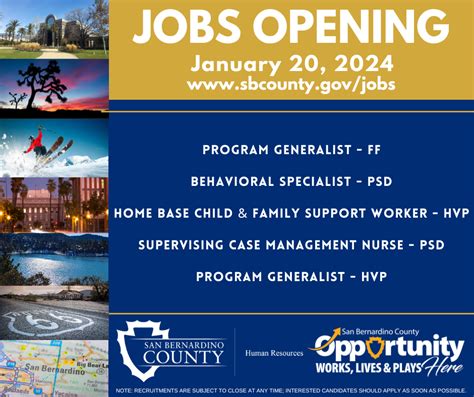 San bernardino county jobs Employment Information